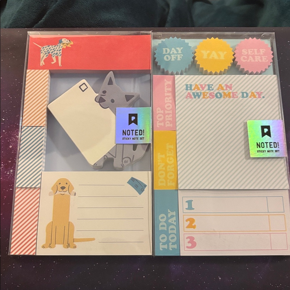 2 new sets Pipsticks sticky notes:
Awesome Day and Fetching Fidos dogs